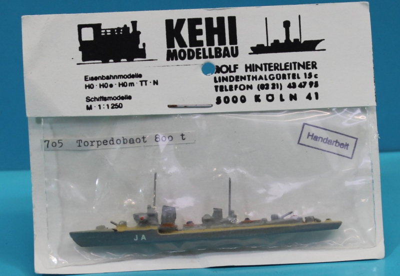 Torpedoboat 800 to  Raubvogel-Klasse "JA" (1 p.) GER 1927 Kehi KE 705